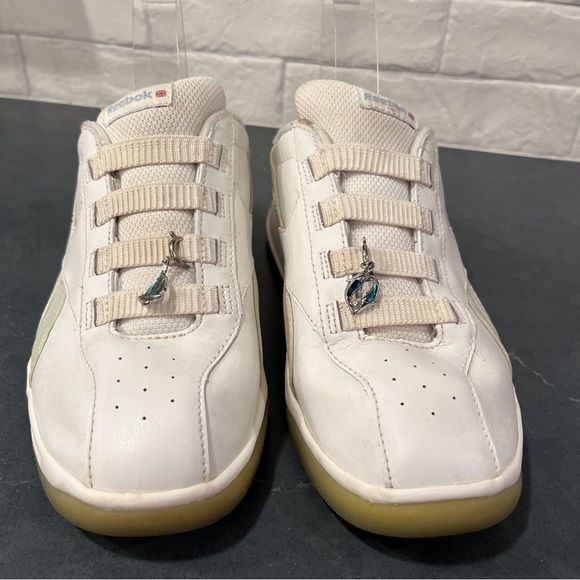 Reebok Y5 W6.5-7 white vegan  slip on sneakers - Picture 3 of 14